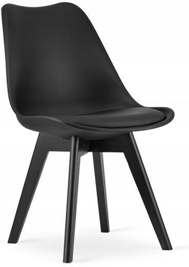 Chair Kitchen 49x55.5x82.5cm Black