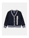 Kids Cardigan Knitted Blue