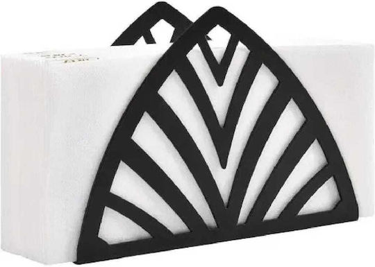 Yuk Metallic Silver Napkin Holder 13x10cm CTC-16980-6B