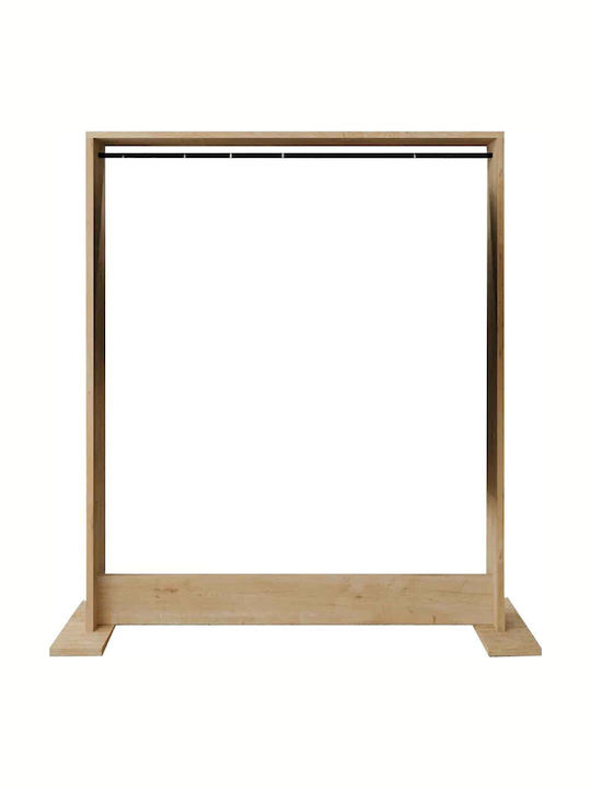 Hanah Home Гардеробна стойка Бежов 100x12x124см