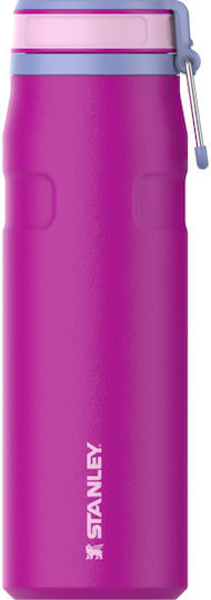 Stanley Iceflow Stainless Steel Thermos Bottle 700ml Violet Blossom