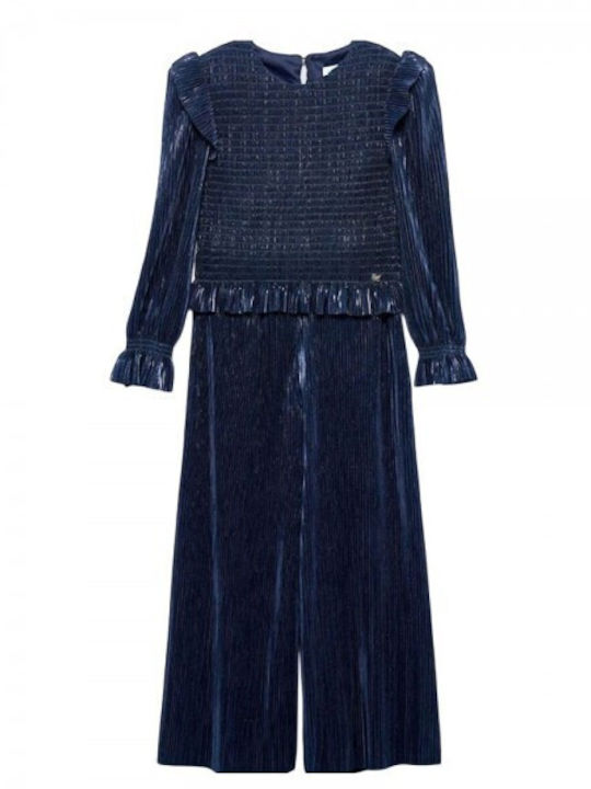 Kids' Set with Pants Winter 2pcs Navy Blue