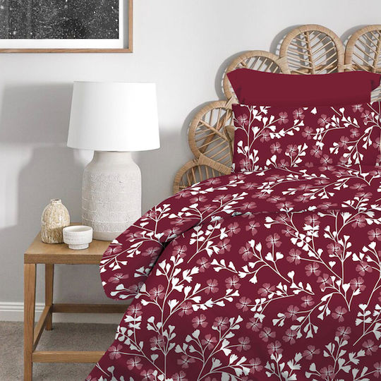 Astron Italy Kinderbettlaken Mit Gummizug Rotes Wein 175x260cm