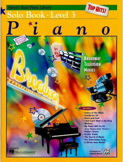 Alfred's Basic Piano Library Piano Solo Book Level 3 Top Hits