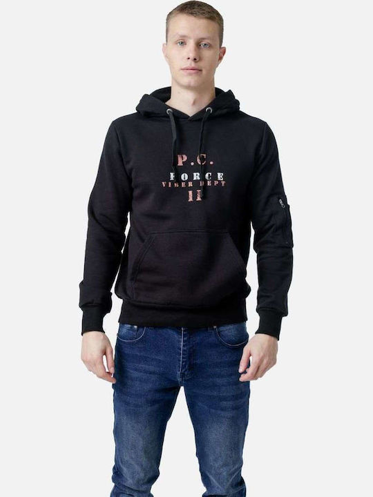 Paco & Co Суитшърт с Качулка Black