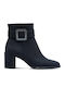 Stiefeletten Damen Marineblau