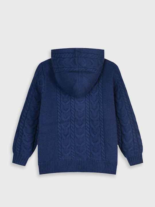 Energiers Kinderstrickjacke Gestrickt mit Kapuz...