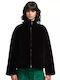 Women's Short Lifestyle Jacket for Winter Black