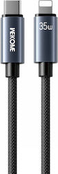 WK Wdc-65 Braided USB-C to Lightning Cable 35W ...