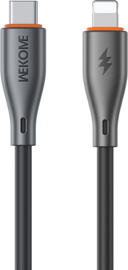 WK USB-C to Lightning Cable 27W Μαύρο 1m 250915