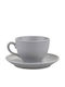 Kutahya Porselen Set of Cups Coffee Porcelain Gray 6pcs