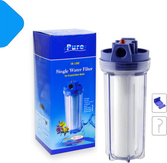 Water Filtration System Single Under Sink / Central Supply Micron 1'' WF-10A