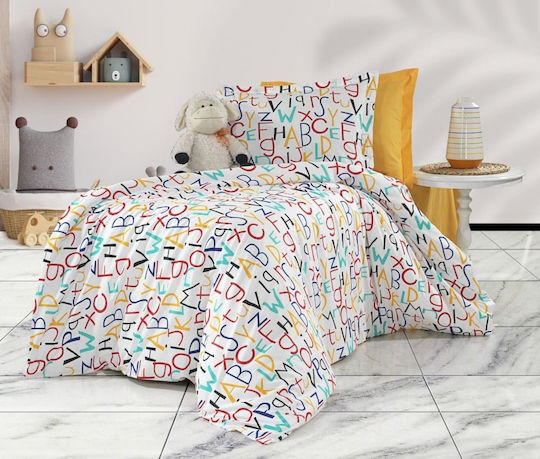 MayHome Baby Duvet Cover Set With Pillowcase Yellow 120x160cm