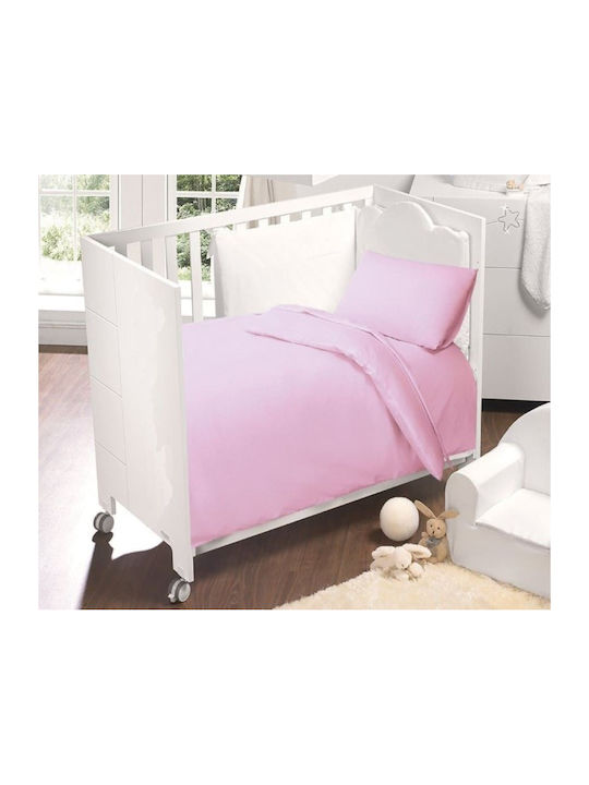 MayHome Bettdecke Für Krippe Baumwolle Rosa 120x160cm