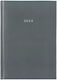 Next Basic Daily Agenda B6 2026 Grey Leather 12...