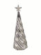 Christmas Decorative Metal Tree 25cm Silver