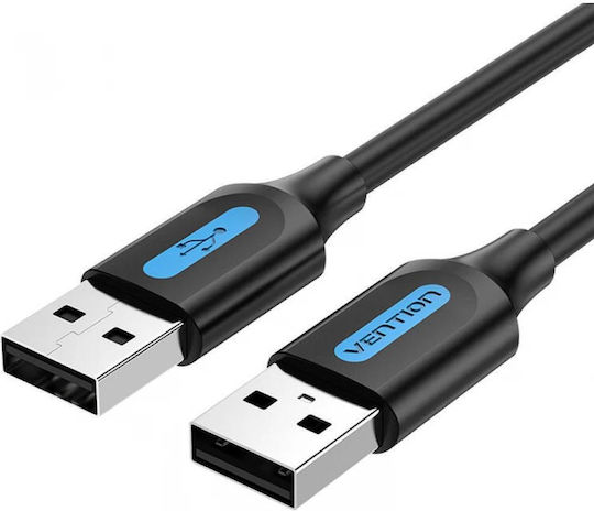 Vention USB 2.0 Cablu USB-A - USB-A Negru 0.5m COJBD
