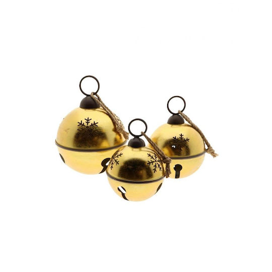 Kugeln Metall Goldene Φ24χ32 Weihnachtskränze