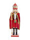 Kurt S.Adler Wooden Christmas Nutcracker Red
