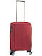 Forecast Cabin Fabric Red Suitcase With 4 Wheels Height 55cm
