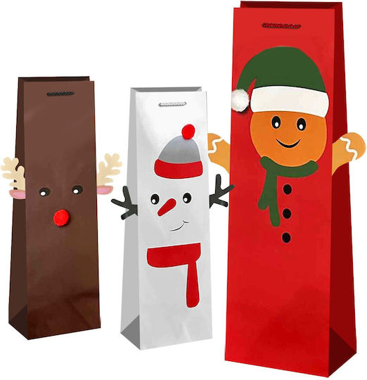 XMASfest Χάρτινη Χριστουγεννιάτικη Τσάντα για Δώρο 37x13x13εκ. (Διάφορα Χρώματα)