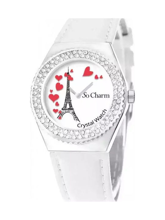 So Charm Кварцов Часовник с Кожена Каишка