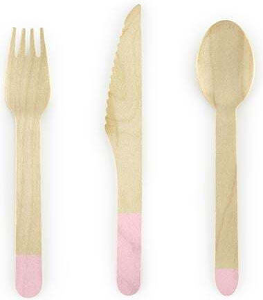 Set Mαχαιροπίρουνα Party Pink 1pcs