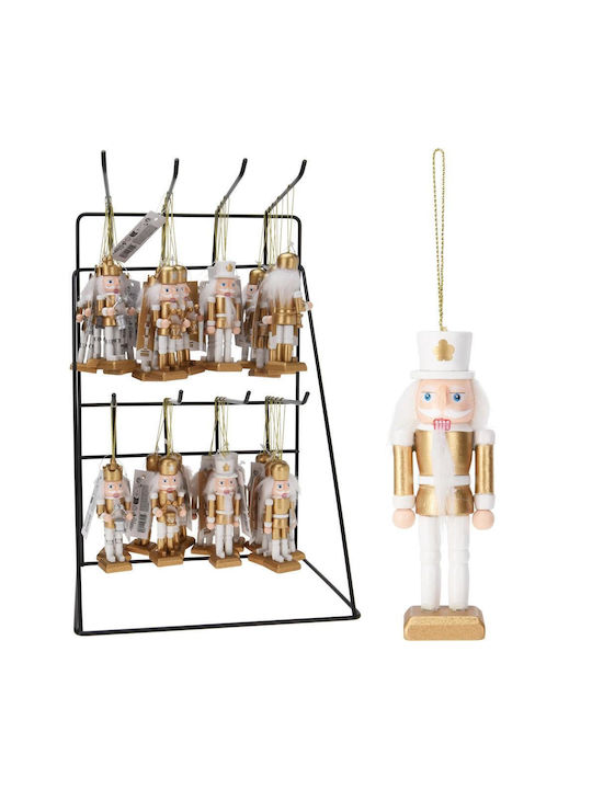 Hanging Nutcracker Christmas Tree Ornament 3.5x10cm Various Designs