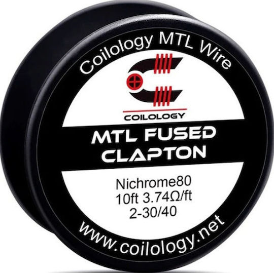 Coilology Mtl Fused Clapton Ni80 2-30/40 3.74Ω/ft