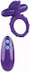 Vibrating Penis Ring California Exotics 076601 10-349 Controller 7 Functions 8.25 X 5.75 Cm Purple