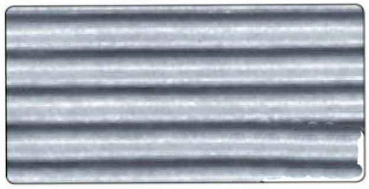 Odule Corrugated Silver Cardboard Folia 50 X 70cm Folia