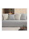 Nef-Nef Homeware Ριχτάρι Πολυθρόνας Γούνινο 180x180εκ. Silver