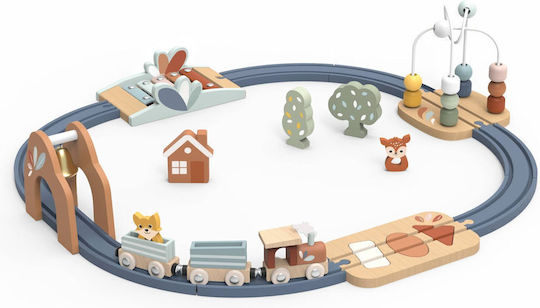 Speedy Monkey Set with Train made of Wood for 3+ years+ Years