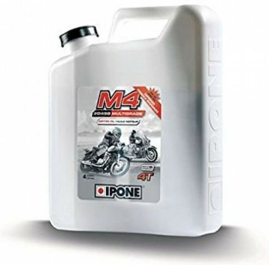 Ipone M4 Scoot 20W-50 Λάδι Μοτοσυκλέτας για Τετράχρονους Κινητήρες 4lt