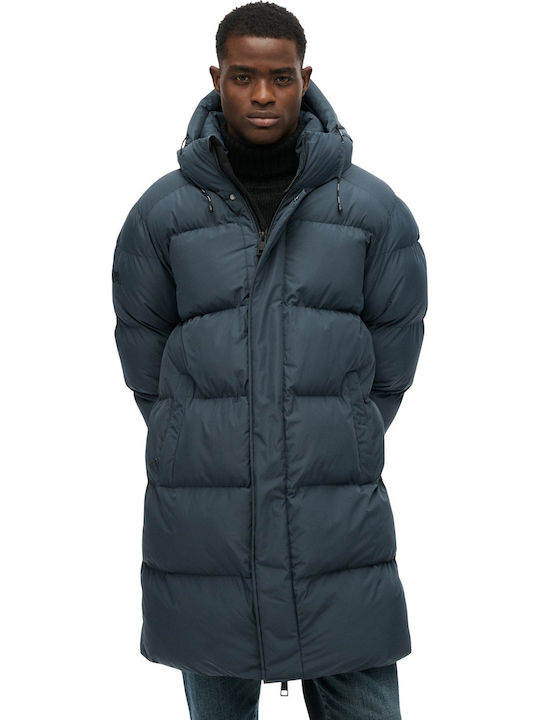 Superdry Μπουφάν Puffer Ddo Blue