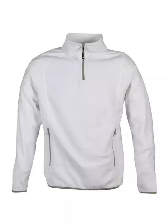JRC Unisex Διαφημιστική Μπλούζα Μακρυμάνικη White
