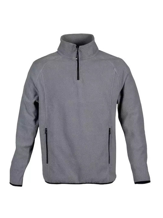 JRC Unisex Διαφημιστική Μπλούζα Μακρυμάνικη Grey