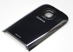 Nokia C2-06 Handy Ersatzabdeckung Schwarz Chrome Nokia C2-06 Handy Ersatzabdeckung Schwarz Chrome
