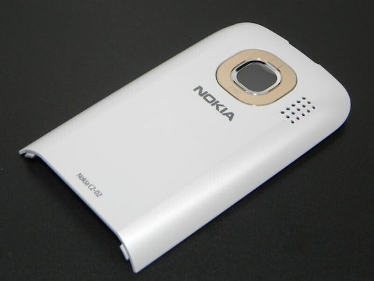 Nokia C2-03 Capac Baterie Alb Auriu Deschis