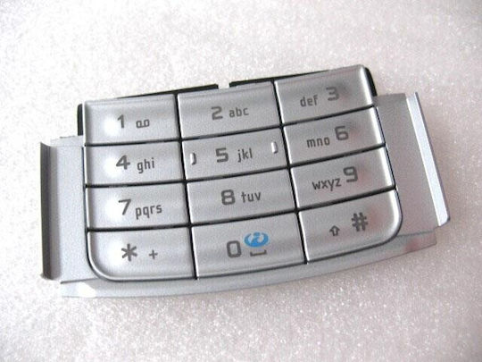 Nokia N95 Keypad Numeric Latin And Internet Symbol Silver
