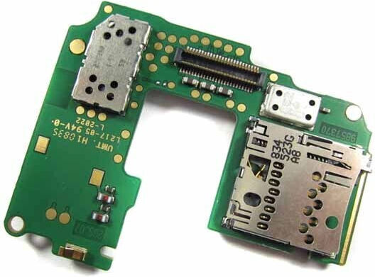 Nokia N85 Sim Memory Card Reader Flex