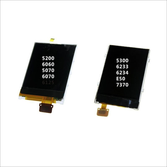 Nokia Screen with Touch Mechanism for Nokia 5200, 6060, 6101, 6103, 6125, 6151, 7360 (Black)
