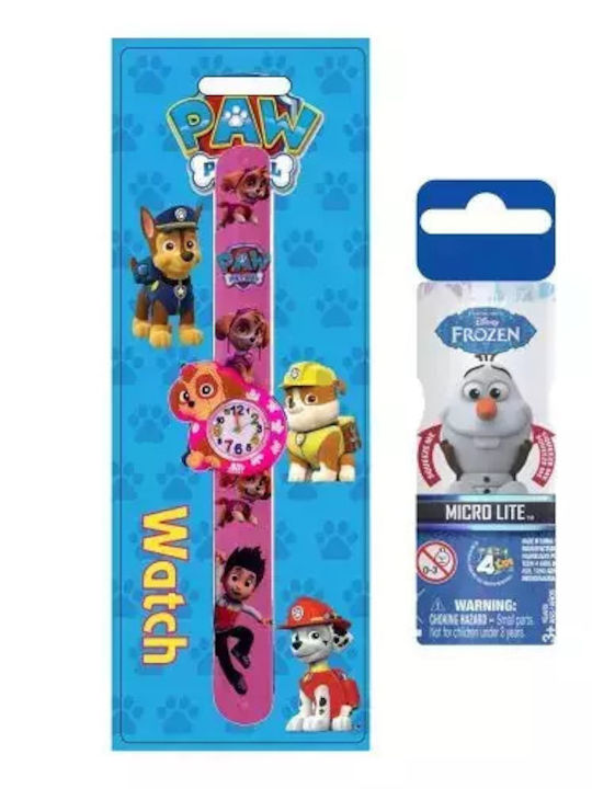 Paw Patrol Παιδικό Ρολόι 40mm Ροζ