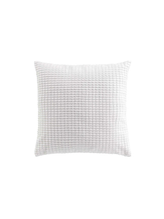 Μαξιλάρι Καναπέ L-c Swing από Βελούδο Blanc 45x45εκ.
