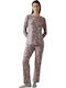 Minerva Women's Pyjama Set Lilac-purple
