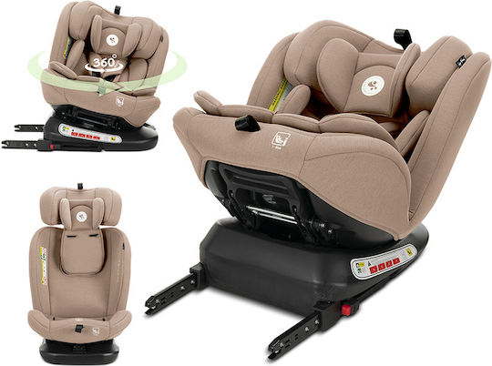Lorelli Capella Baby Car Seat i-Size with Isofix Beige 0-36 kg