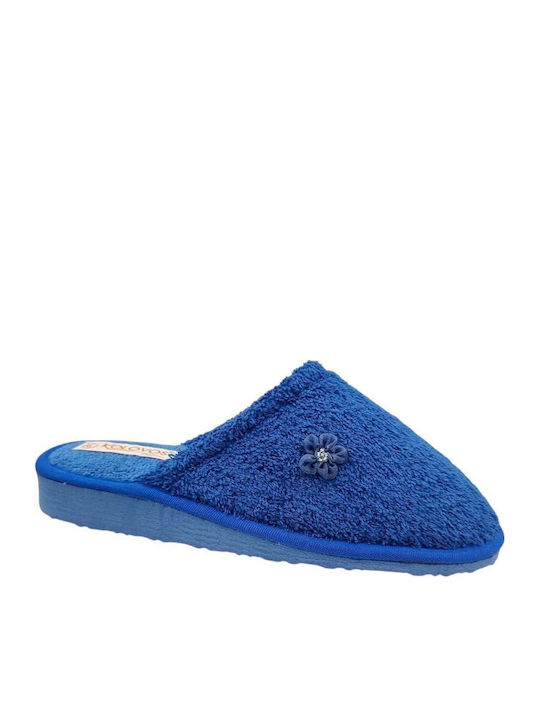 Terry Winter Women's Slippers Blue