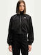 Women's Cardigan with Zipper Black