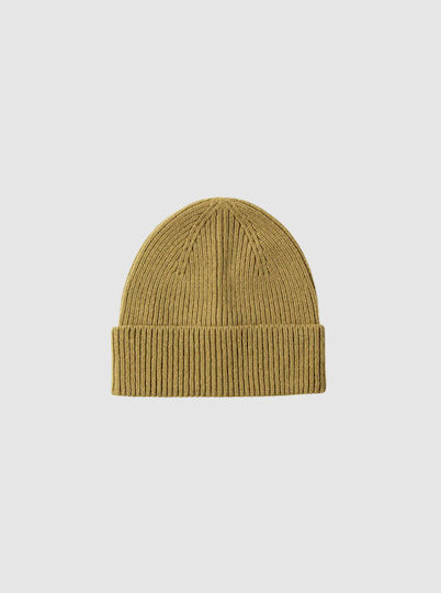 Beanie Ανδρικός Σκούφος Πλεκτός σε Κίτρινο χρώμα
