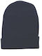 Beanie Unisex Σκούφος Πλεκτός σε Μαύρο χρώμα
